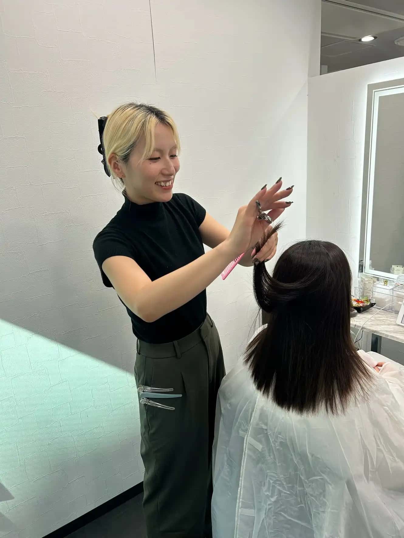 最初から最後まで、一人が担当。